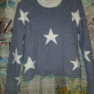 Sincerely Jules Blue Star Sweater